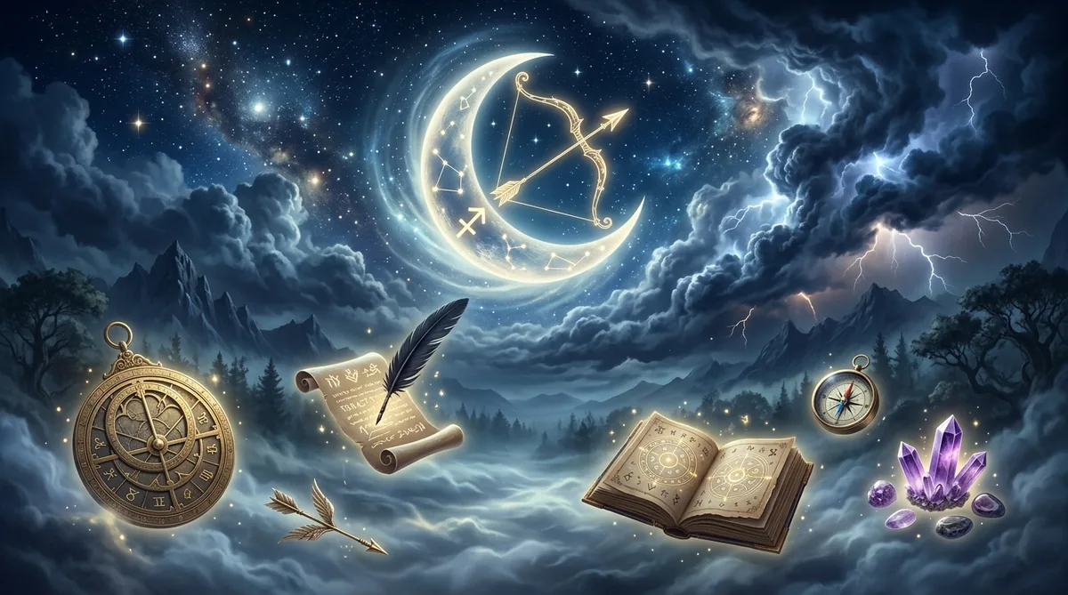 Storm Dream Meaning Under a Sagittarius Moon